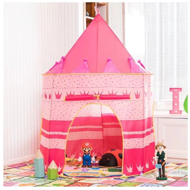 CARPA CASTILLO DE JUEGO 3 PERSONAS PLEGABLE PORTÁTIL PARA NIÑOS Y NIÑAS