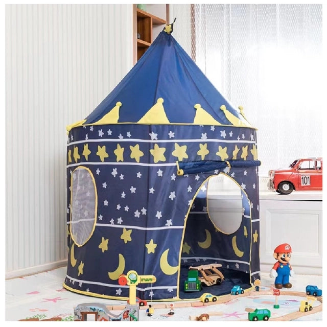 CARPA CASTILLO DE JUEGO 3 PERSONAS PLEGABLE PORTÁTIL PARA NIÑOS Y NIÑAS