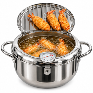 🍟 FREIDORA JAPONESA CON TERMÓMETRO – 3.4 L 🔥